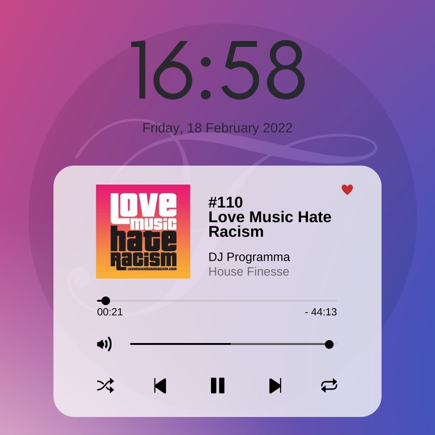 Love Music Hate Racism with DJ Programma